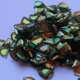 Asymmetrical triangle sequin