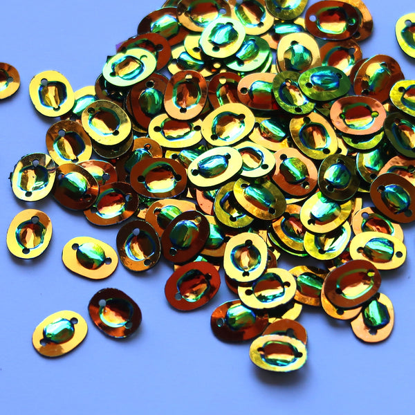 Oval sequin