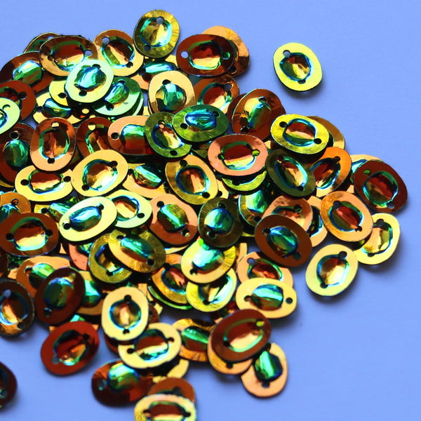 Oval sequin