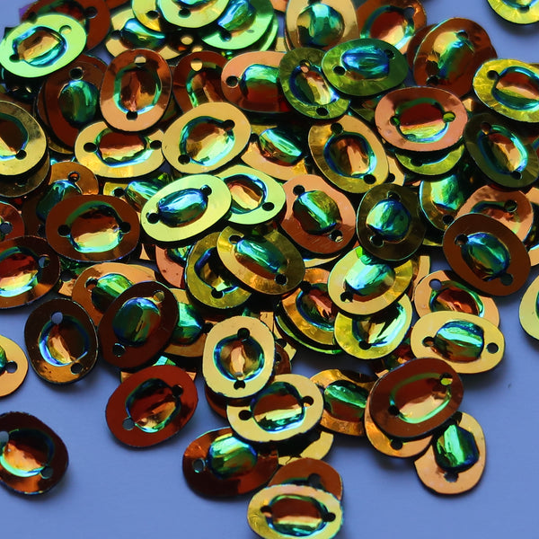 Oval sequin
